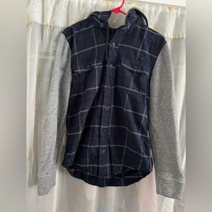 Blue plaid flannel (men)